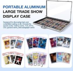 Card Show Display Case Large Aluminum 34 X22 Lockable Trading Card Display Case