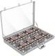 Card Show Display Case Large Aluminum 34X22 Lockable Trading Card Display