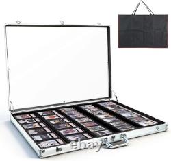 Card Show Display Case Large Aluminum 34X22 Lockable Trading Card Display