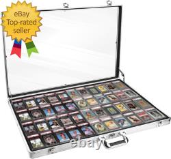 Card Show Display Case Large Aluminum 34X22 Lockable Trading Card Display