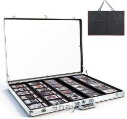 Card Show Display Case Large Aluminum 34X22 Lockable Trading Card Display