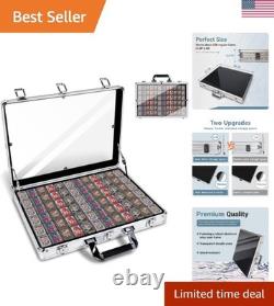 Card Show Display Case Large Aluminum 34X22 Lockable Trading Card Display