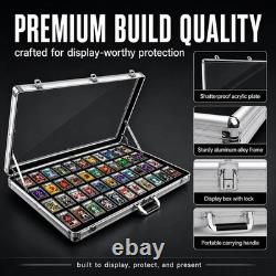 Card Show Display Case Large Aluminum 34X22 Lockable Trading Card Display