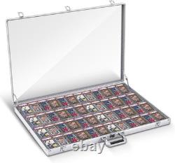Card Show Display Case Large Aluminum 34X22 Lockable Trading Card Display