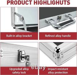 Card Show Display Case Large Aluminum 34X22 Lockable Trading Card Display