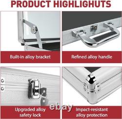 Card Show Display Case Large Aluminum 34X22 Lockable Trading Card Display