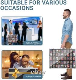 Card Show Display Case Large Aluminum 34X22 Lockable Trading Card Display