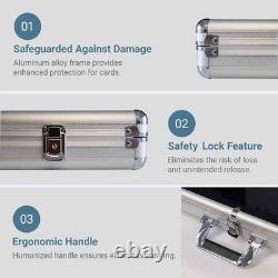 Card Show Display Case Large Aluminum 34X22 Lockable Trading Card Display