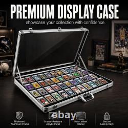 Card Show Display Case Large Aluminum 34X22 Lockable Trading Card Display