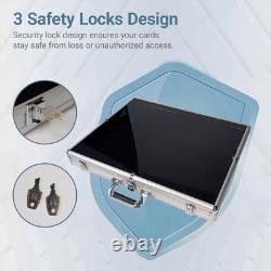 Card Show Display Case Large Aluminum 34X22 Lockable Trading Card Display