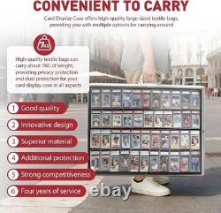 Card Show Display Case Large Aluminum 34X22 Lockable Trading Card Display