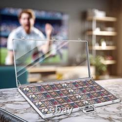 Card Show Display Case Large Aluminum 34X22 Lockable Trading Card Display