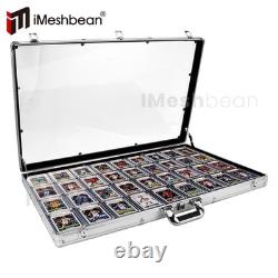 Card Show Display Case Large Aluminum 34X22 Lockable Trading Card Display Case