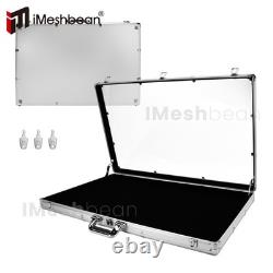 Card Show Display Case Large Aluminum 34X22 Lockable Trading Card Display Case