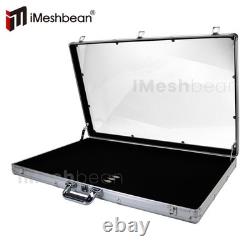 Card Show Display Case Large Aluminum 34X22 Lockable Trading Card Display Case