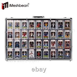 Card Show Display Case Large Aluminum 34X22 Lockable Trading Card Display Case