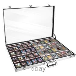 Card Show Display Case Large Aluminum 34x22, Lockable Trading Card Display