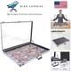 Card Show Display Case Large Aluminum 34x24 Lockable Trading Card Display