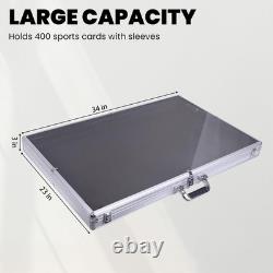 Card Show Display Case Large Aluminum 34x24 Lockable Trading Card Display