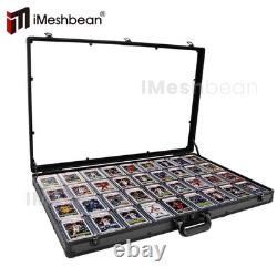 Card Show Display Case Large Aluminum 36X24 Lockable Trading Card Display Case
