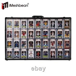 Card Show Display Case Large Aluminum 36X24 Lockable Trading Card Display Case