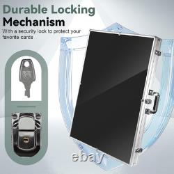 Card Show Display Case Large Aluminum, Trading Card Display Case Suitable for Sp