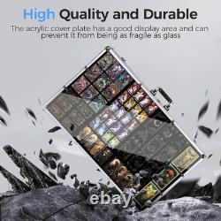 Card Show Display Case, Portable Lockable Trading Card Display Case