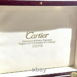 Cartier Luxury Watch Display Box Only Elegant Red Presentation Case Gift Box