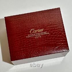 Cartier Luxury Watch Display Box Only Elegant Red Presentation Case Gift Box