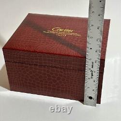 Cartier Luxury Watch Display Box Only Elegant Red Presentation Case Gift Box