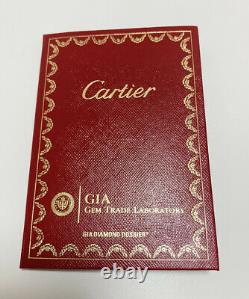 Cartier Ring Box Case Empty Red Display Presentation With certificate Auth 010