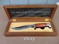 Case XX 25 Years Friends of NRA Hunting Knife with Walnut Display Box NIB