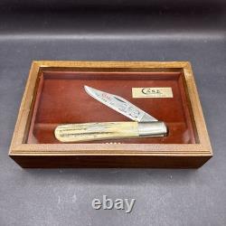Case XX 5143 SSP Founders Knife Stag Display Case Box A1
