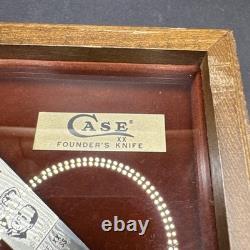 Case XX 5143 SSP Founders Knife Stag Display Case Box A1