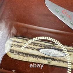 Case XX 5143 SSP Founders Knife Stag Display Case Box A1