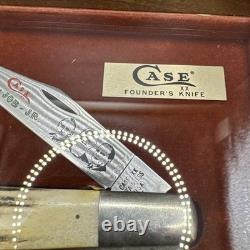 Case XX 5143 SSP Founders Knife Stag Display Case Box A1