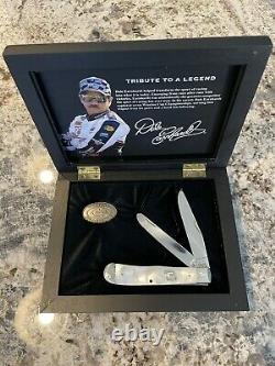 Case XX 8254ss Dale Earnhardt Mother Of Pearl Trapper In Display Box 74/500 Mint
