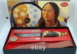 Case XX Knife Fixed Blade Kodiak Hunter Chief Crazy Horse Cch #219 Display Box