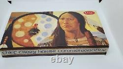 Case XX Knife Fixed Blade Kodiak Hunter Chief Crazy Horse Cch #219 Display Box