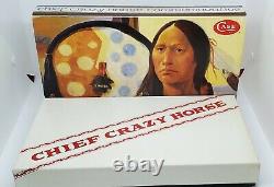 Case XX Knife Fixed Blade Kodiak Hunter Chief Crazy Horse Cch #219 Display Box