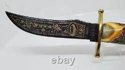 Case XX Knife Fixed Blade Kodiak Hunter Chief Crazy Horse Cch #219 Display Box