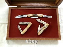 Case XX Knives 75th Anniversary Set 3 Piece with Display Box #4588