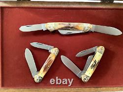 Case XX Knives 75th Anniversary Set 3 Piece with Display Box #4588