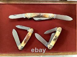 Case XX Knives 75th Anniversary Set 3 Piece with Display Box #4588