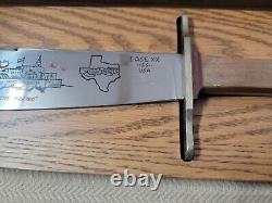 Case XX S. S. Alamo Sesquicentennial Anniversary Bowie Knife/Display Box #0353