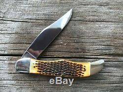 Case XX USA 1985, SC5165SS Second Cut Stag Folding Hunter Knife with display box