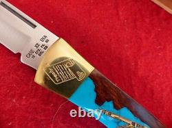 Case XX USA 1992 mint in display box turquoise Peace Pipe lockback knife