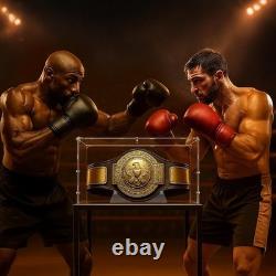 Championship Belt Display Case, 24x16x16 Large Acrylic Box with 4mm Ultra