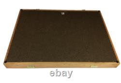 Cherry Wood Display Case 18 x 24 x 2 for Arrowheads Knifes Collectibles & More