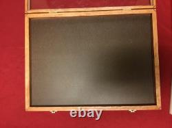 Cherry Wood Display Case 18 x 24 x 2 for Arrowheads Knifes Collectibles & More